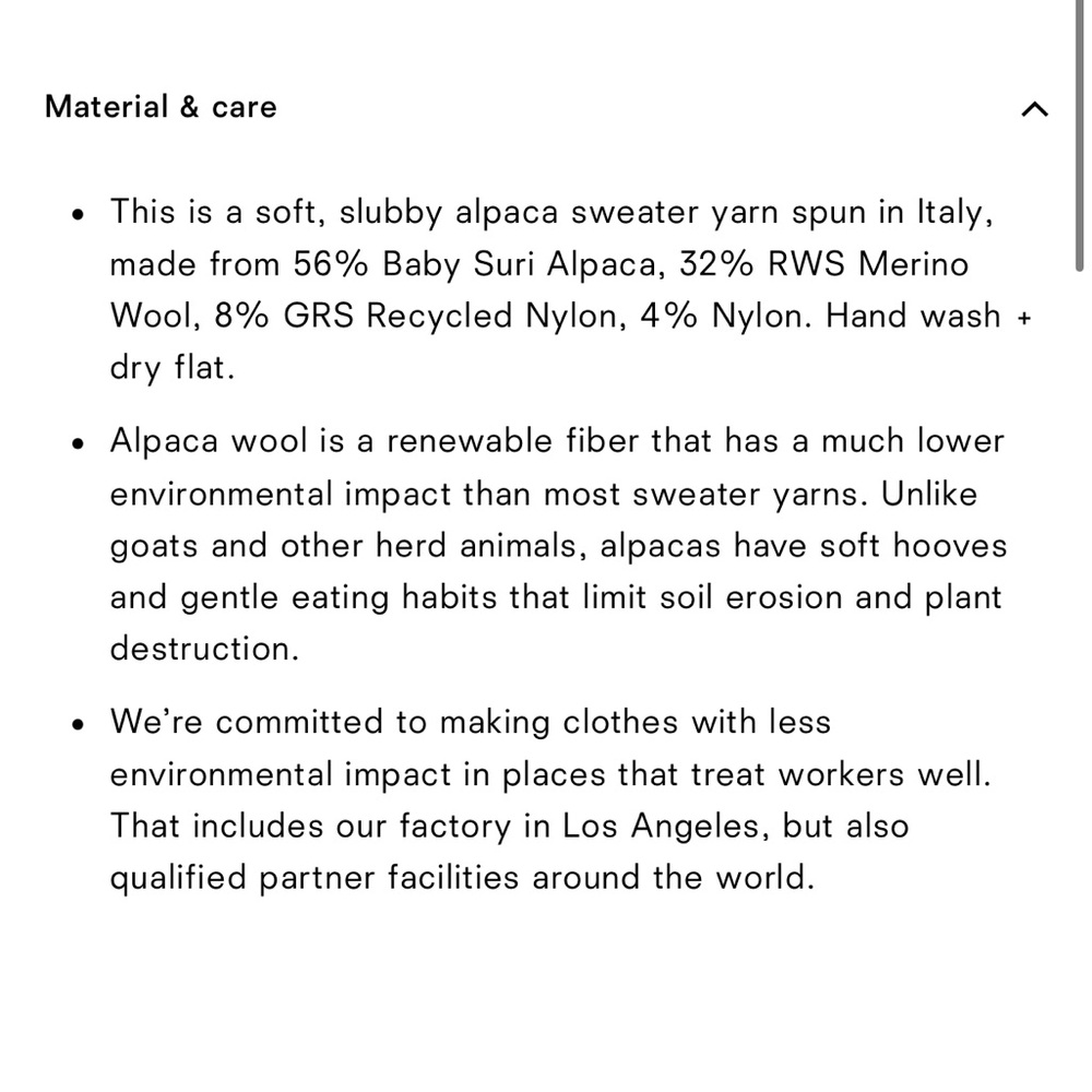 Reformation Lue
Boyfriend Cardigan Blue -
Size S - Picture 6 of 10